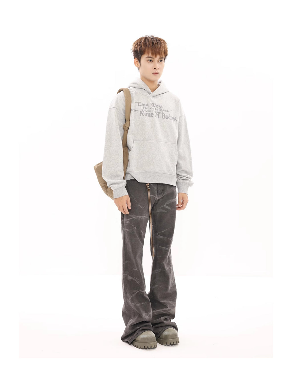 BTSG Skinny Distressed Bootcut Jeans