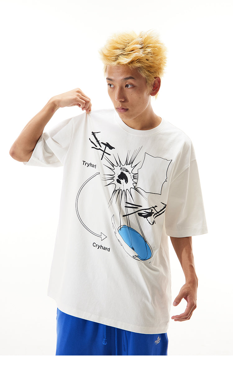 CryingCenter Tears & Sweat Bloodstrip Tee