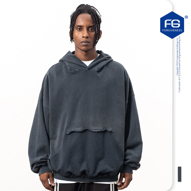 FORGIVNESS  New Paris Glossed Wash Heavy Hoodie