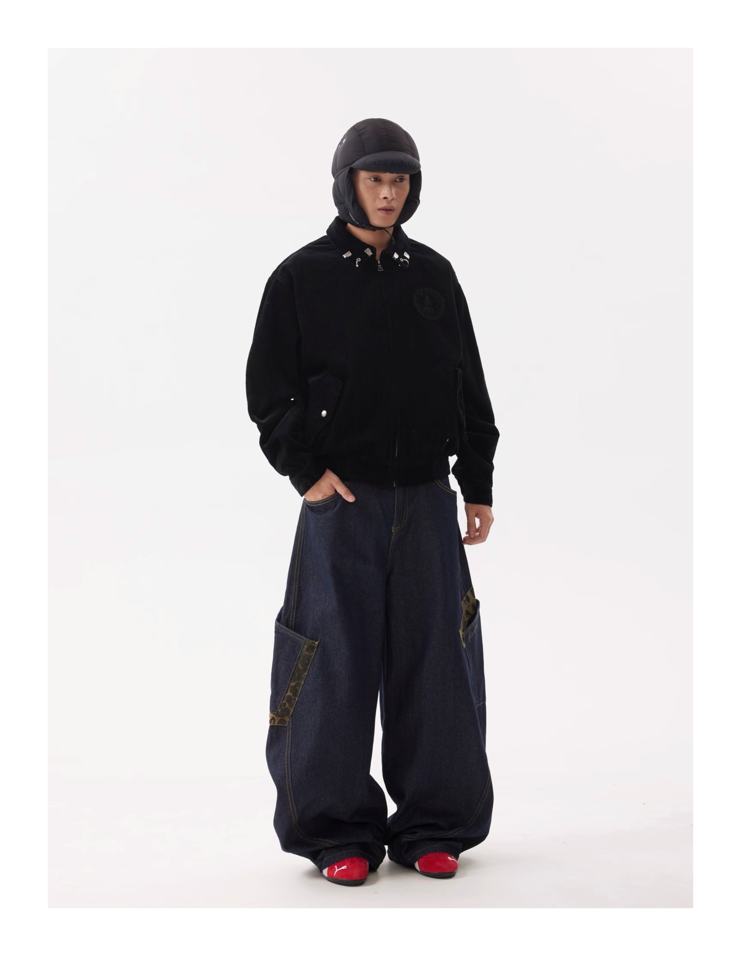 BTSG Leopard Baggy Scimitar Pants