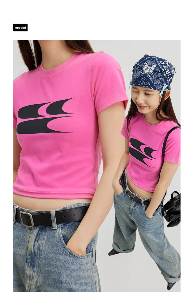 CryingCenter Skinny Stretch Cropped tee