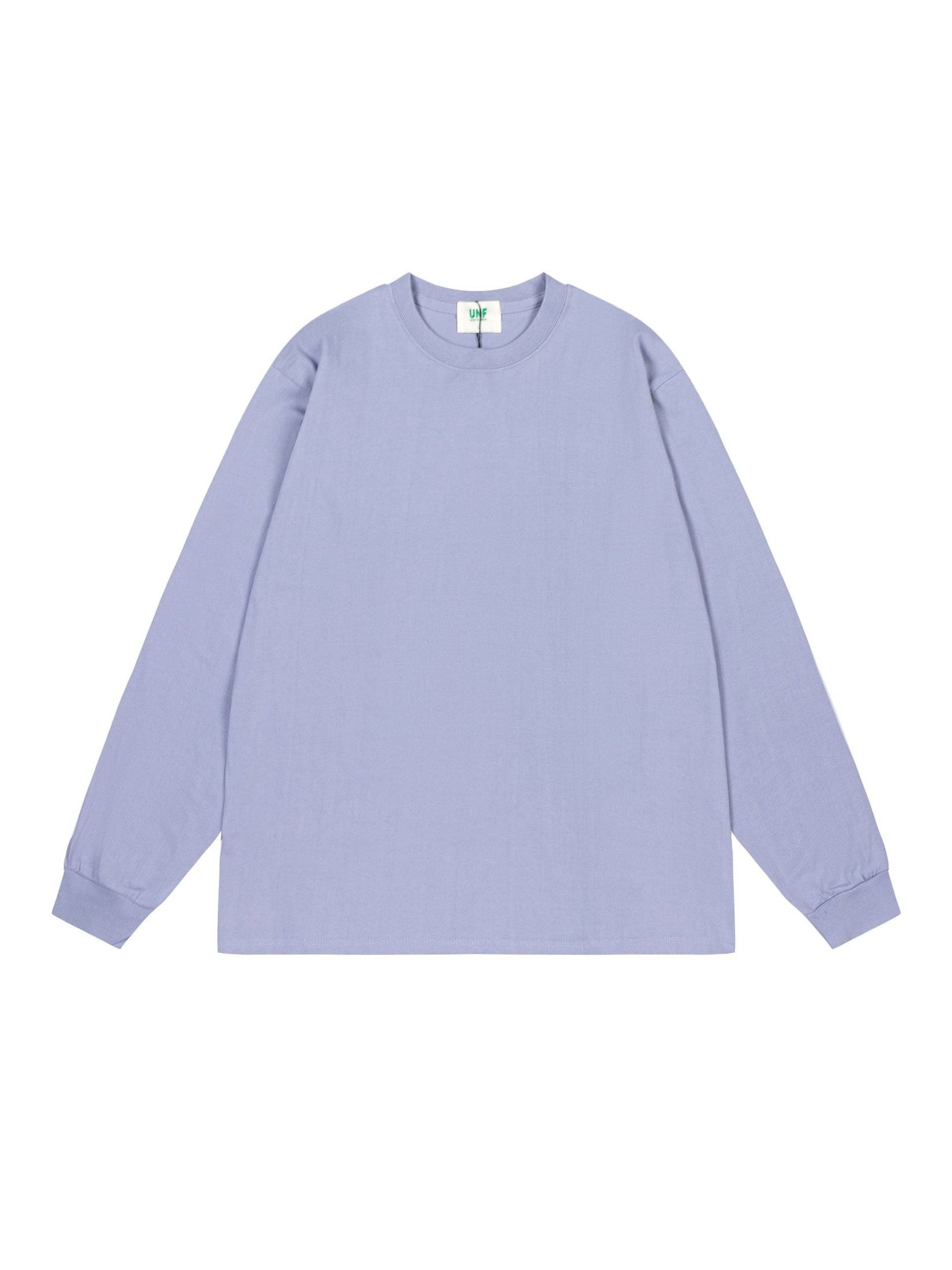 UNF Heavy 100% Cotton Loose Basic Understooth Long Sleeve Tee