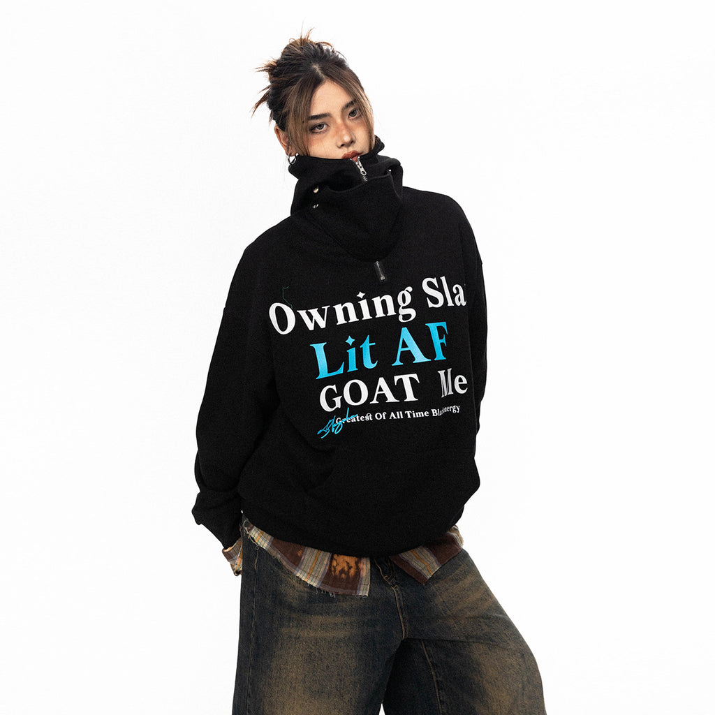 سترة BLACKBB American High Street Monogram بنصف سحاب
