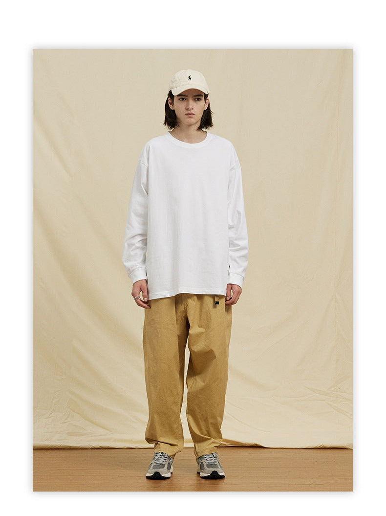 UNF Heavy 100% Cotton Loose Basic Understooth Long Sleeve Tee