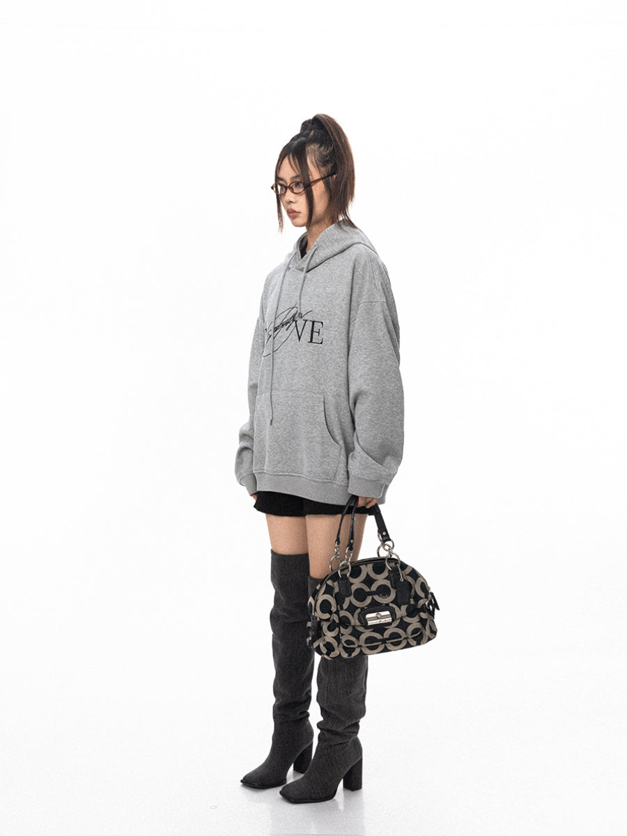 BLACKBB's Niche Design Over The Shoulder Hoodie
