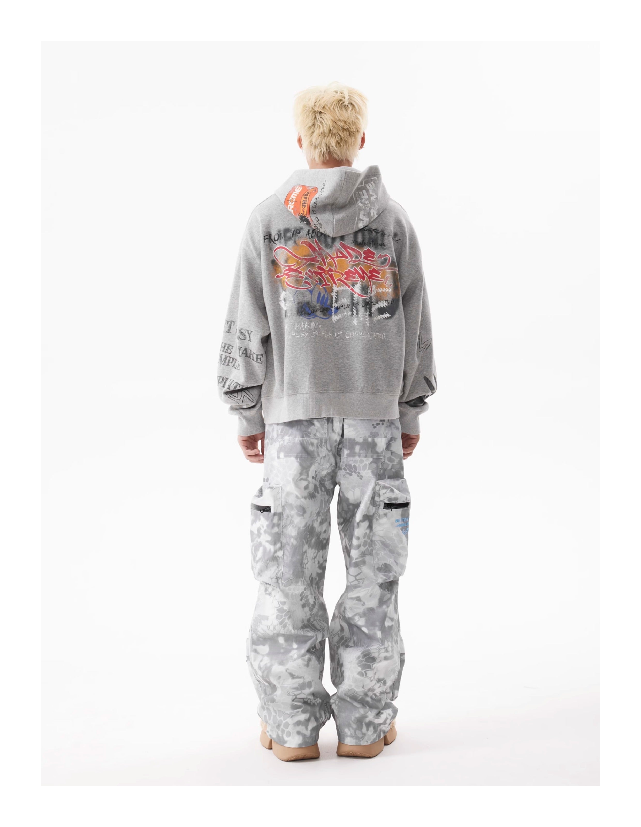 MADEEXTREME KAI CENAT Graffiti Zipped Hoodie