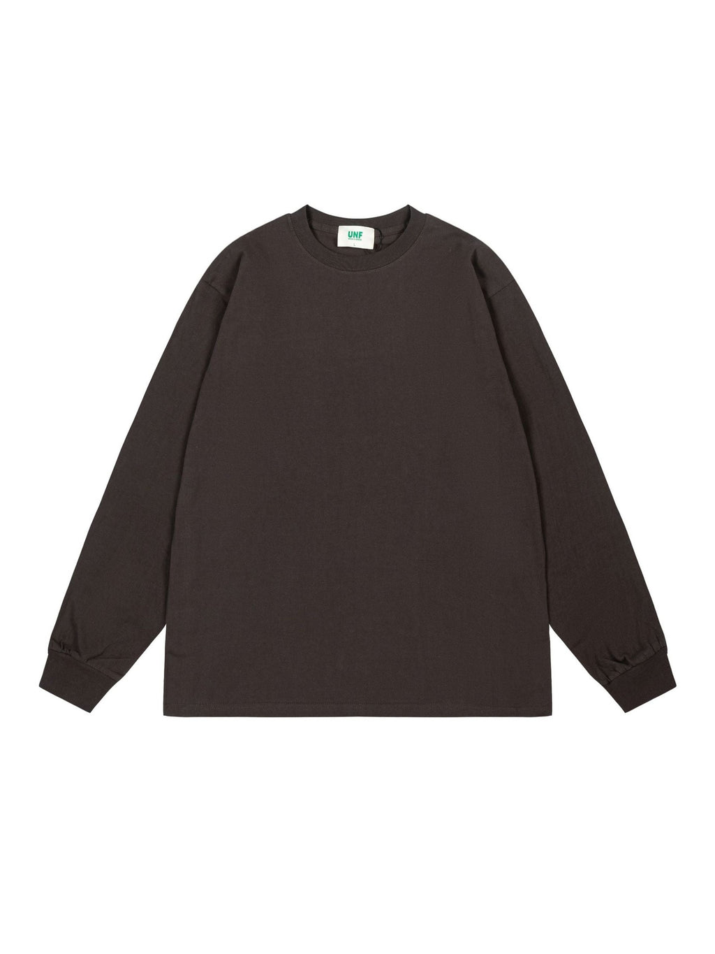 UNF Heavy 100% Cotton Loose Basic Understooth Long Sleeve Tee