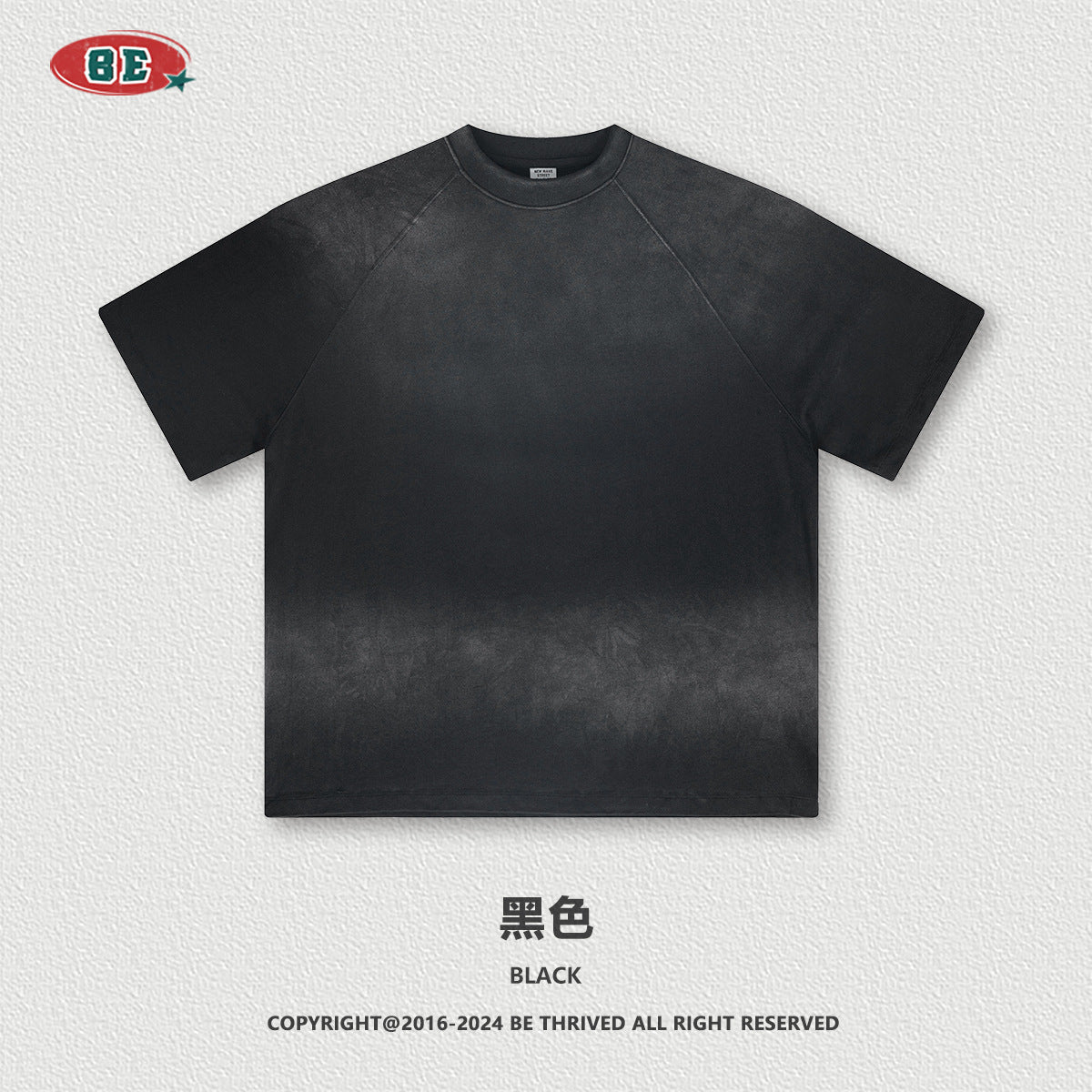 BE 100% Cotton Gradient Wash Tee