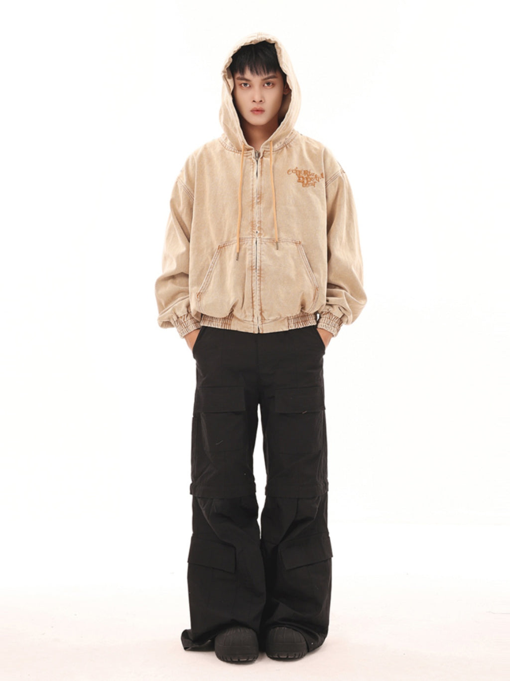 BTSG American Retro Cargo Pants Wide-leg
