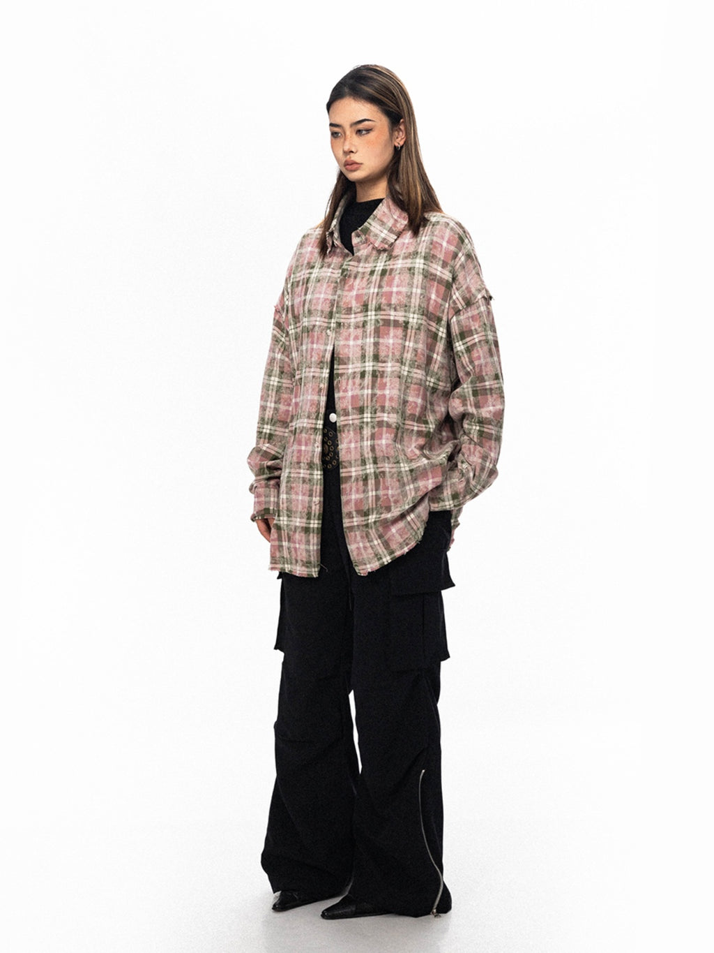 BLACKBB American College Tie-Dye Distressed Lazy Jacket