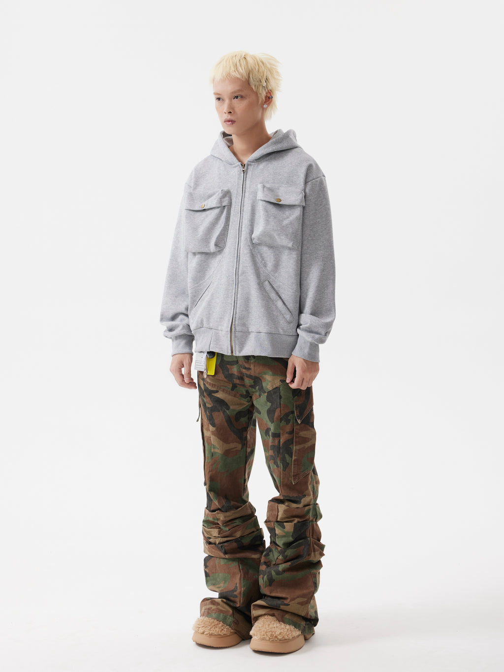 BTSG American Vintage Camouflage Niche Casual Cargo Pants