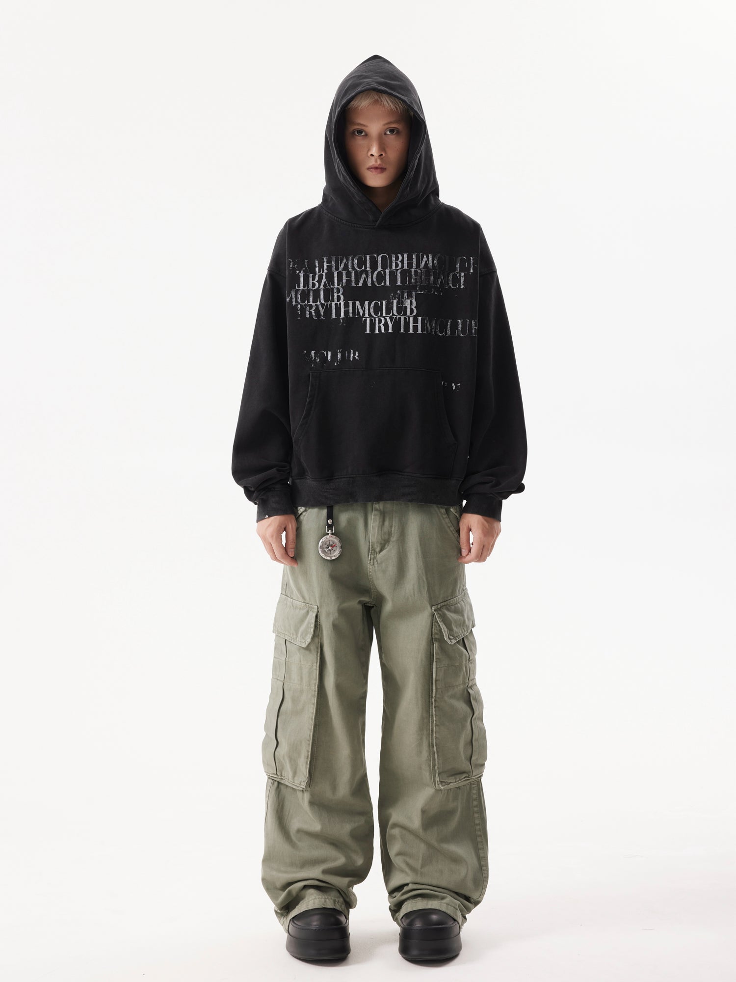 BTSG Faded Slogan Hoodie