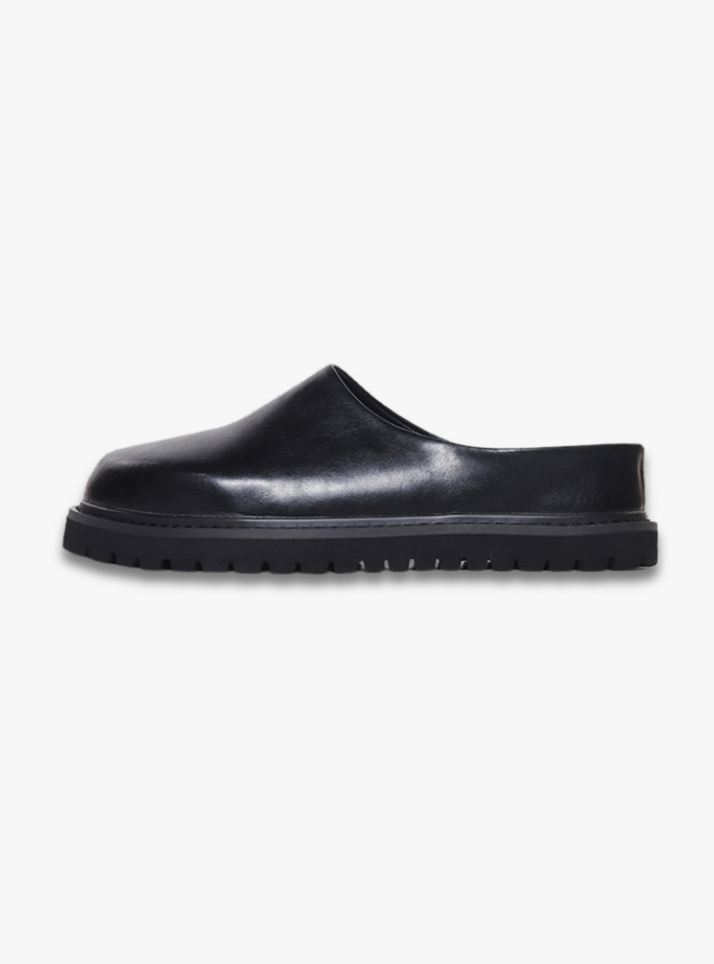 SHENLV STUDIO Leather Big Head Half Drag Casual Birkenstocks