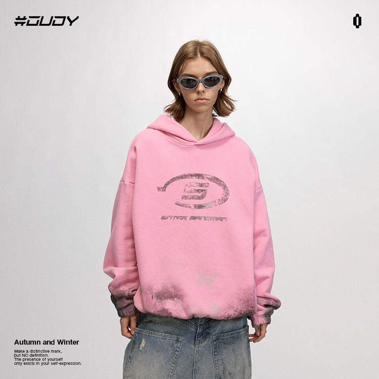 #OVDY 420G Fleece Thermal Cotton Hoodie