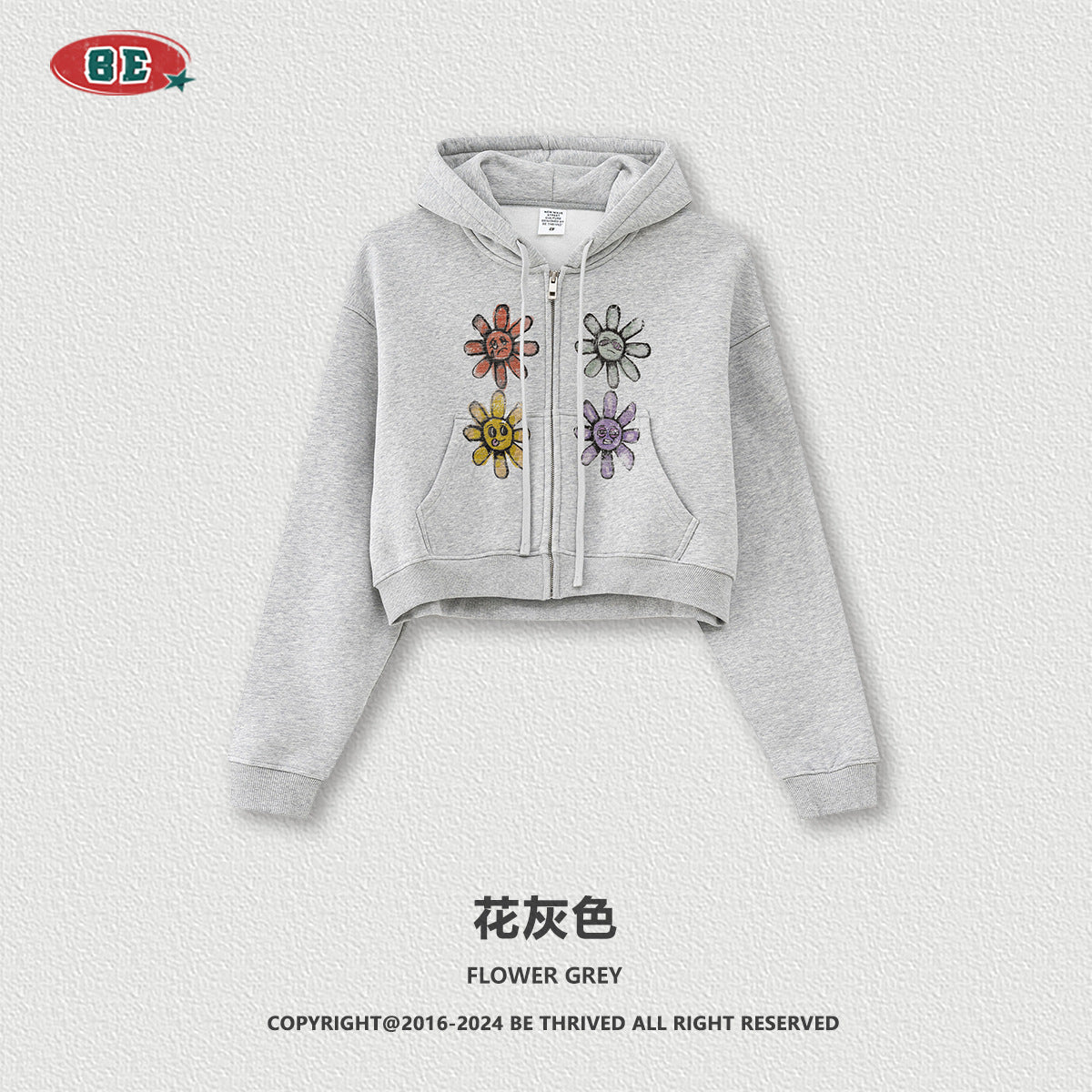 BE Women Sun Pile Zipper Jacket