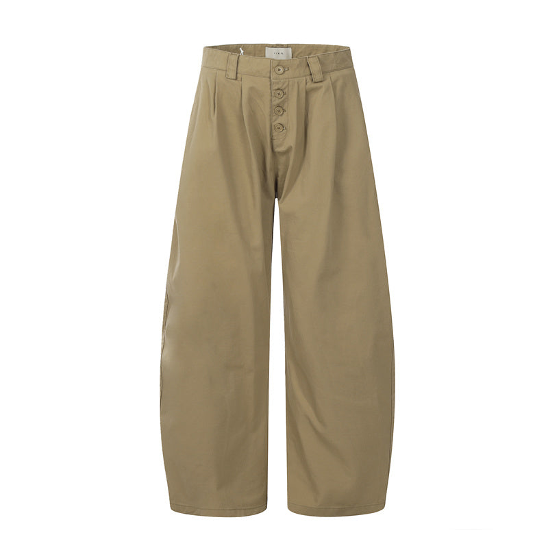 BTSG Baggy Breasted Scimitar Wide-leg Pants