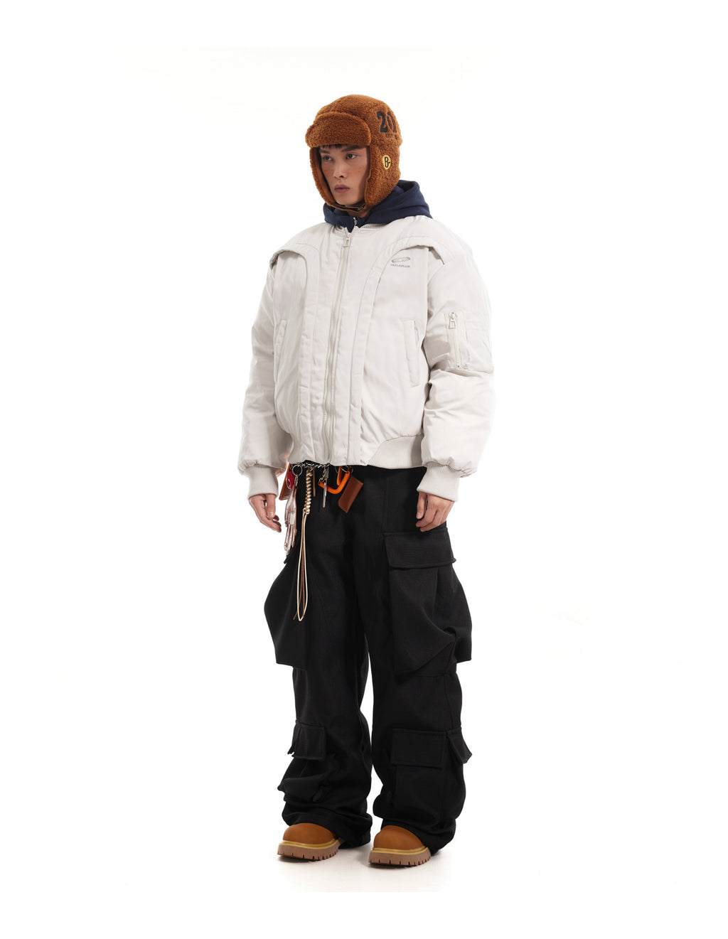 BTSG Curved Deconstructed M1 Padded Cotton Jacket