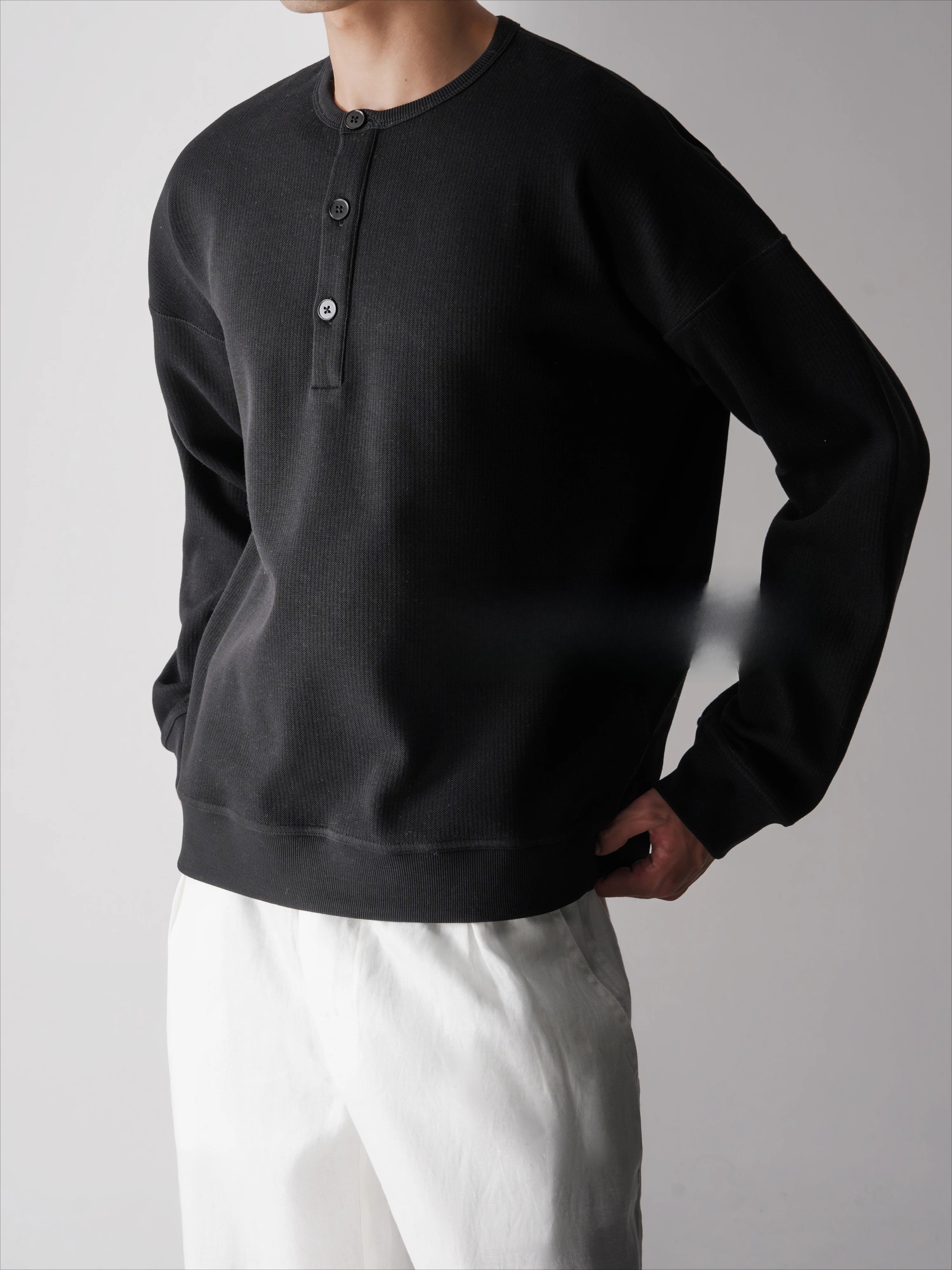 SEE ALSO Super Worsted Combed Cotton Old Money Wind Long Sleeve