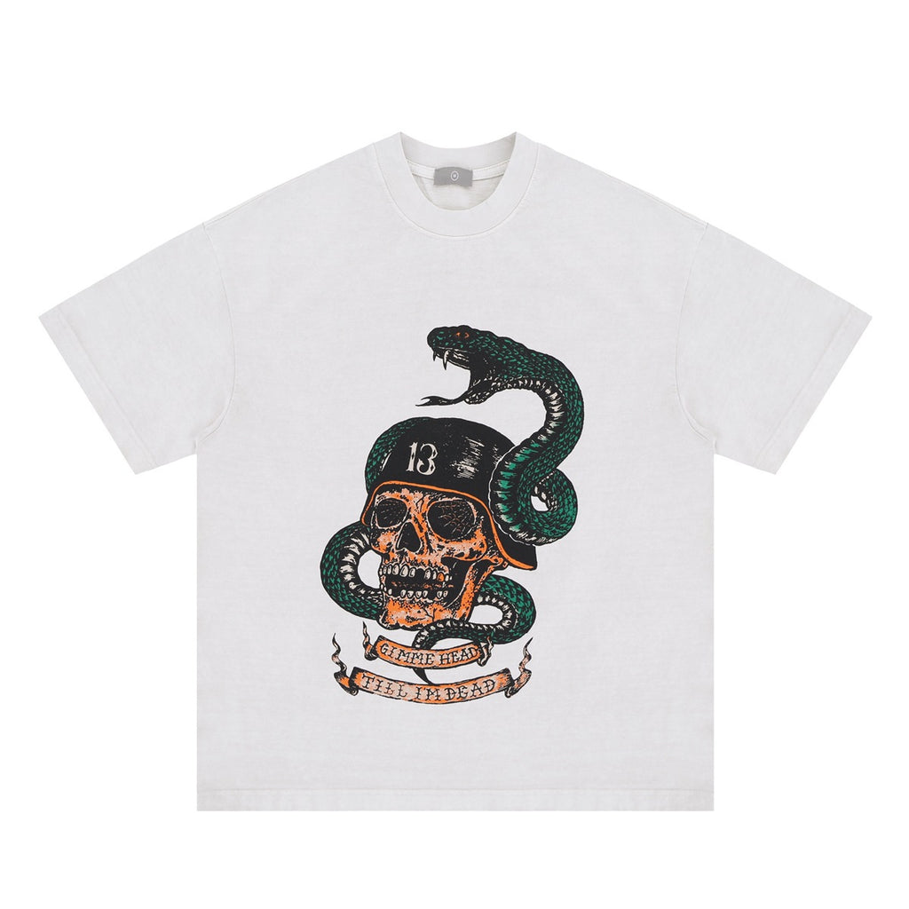 FORGIVNESS ART THAT KILLS Cobra Skull Soldier 100% Cotton Tee