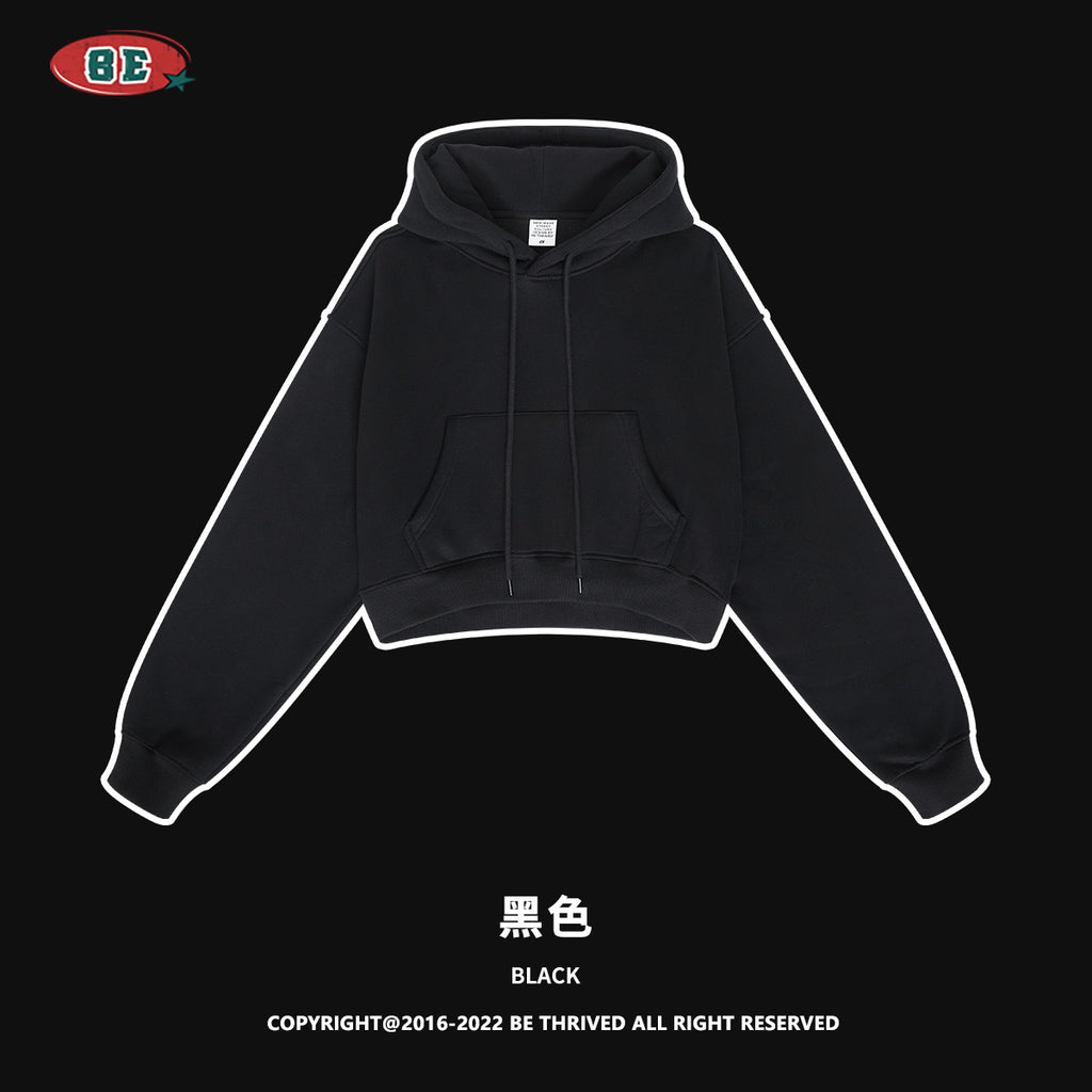BE Women Cropped Hoodie