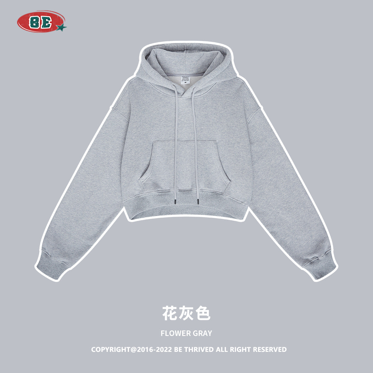 BE Women Cropped Hoodie