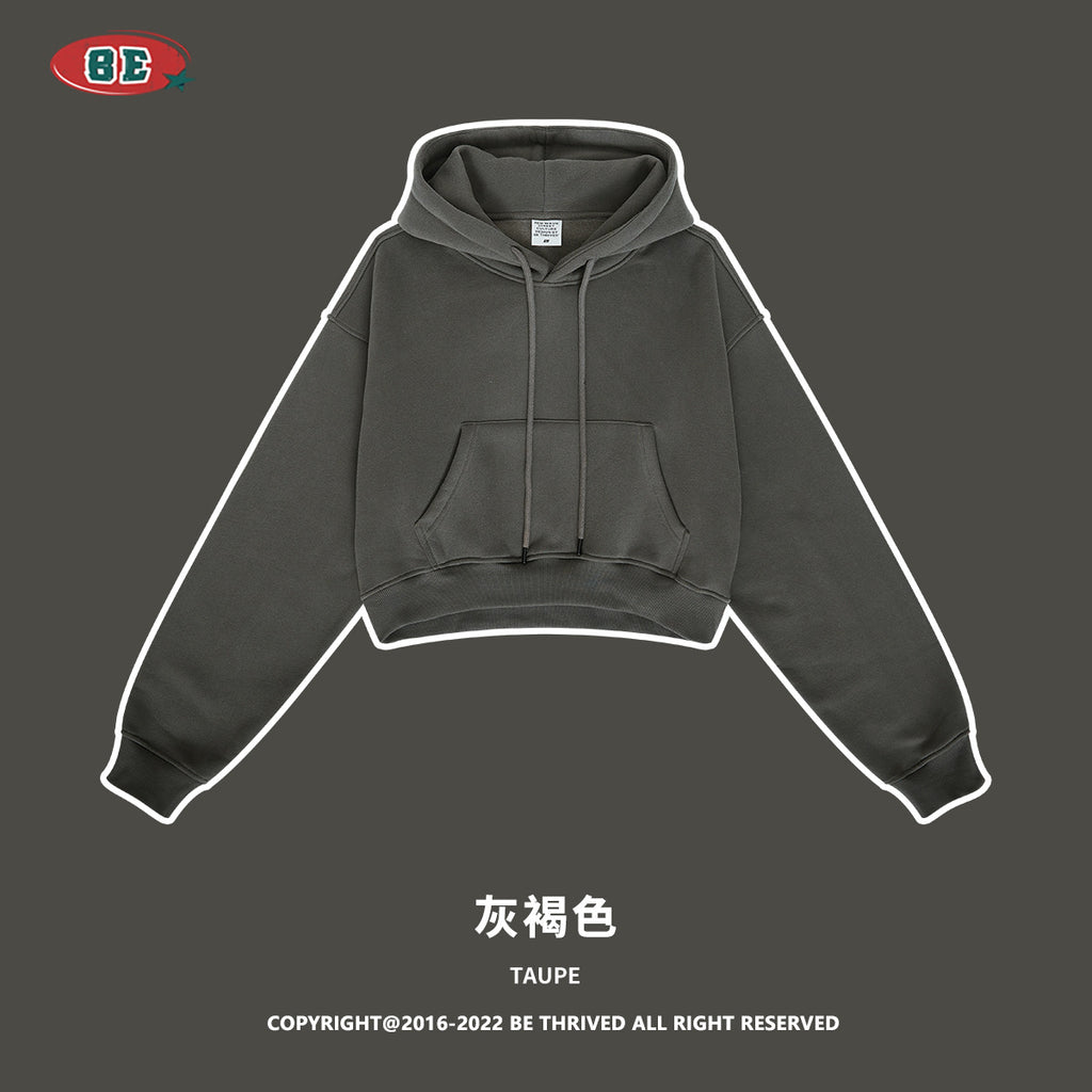 BE Women Cropped Hoodie