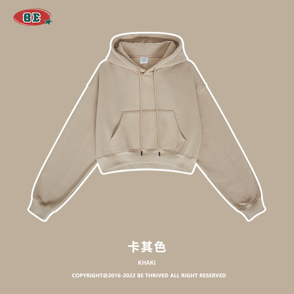 BE Women Cropped Hoodie