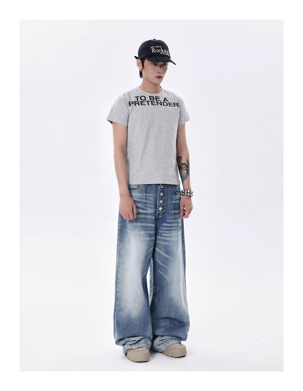 BTSG Cleanfit Breasted Jeans