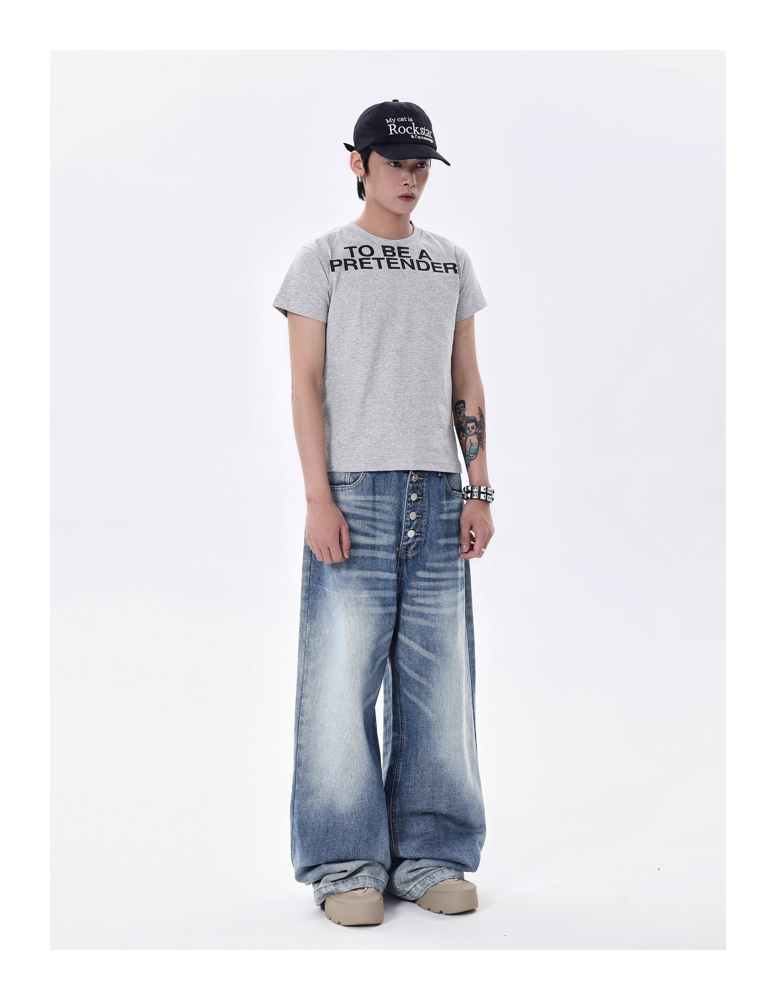 BTSG Cleanfit Breasted Jeans