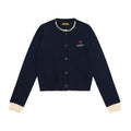 Mershier patchwork Retro knitted cardigan
