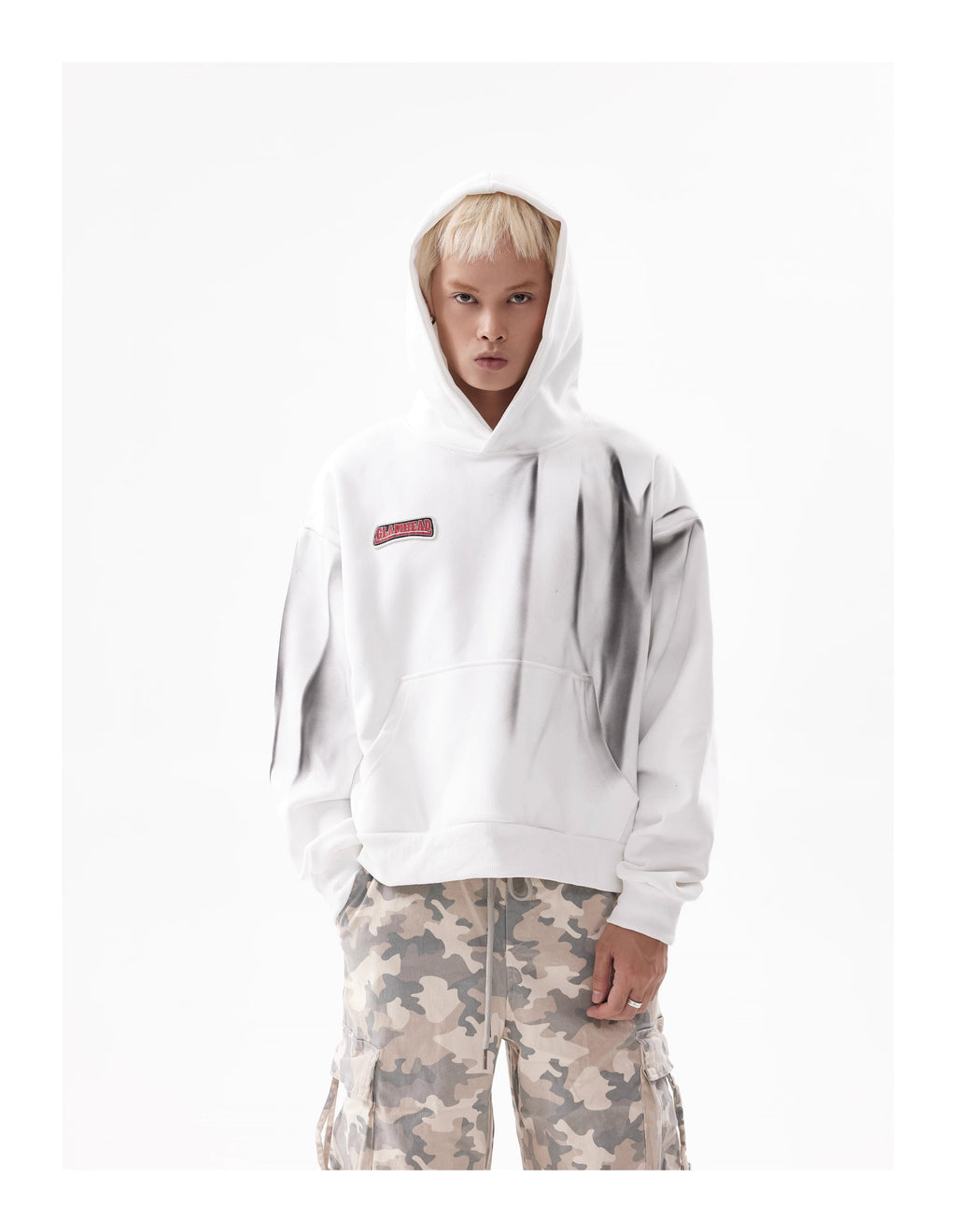 BTSG Gradient dyed versatile silhouette hoodie