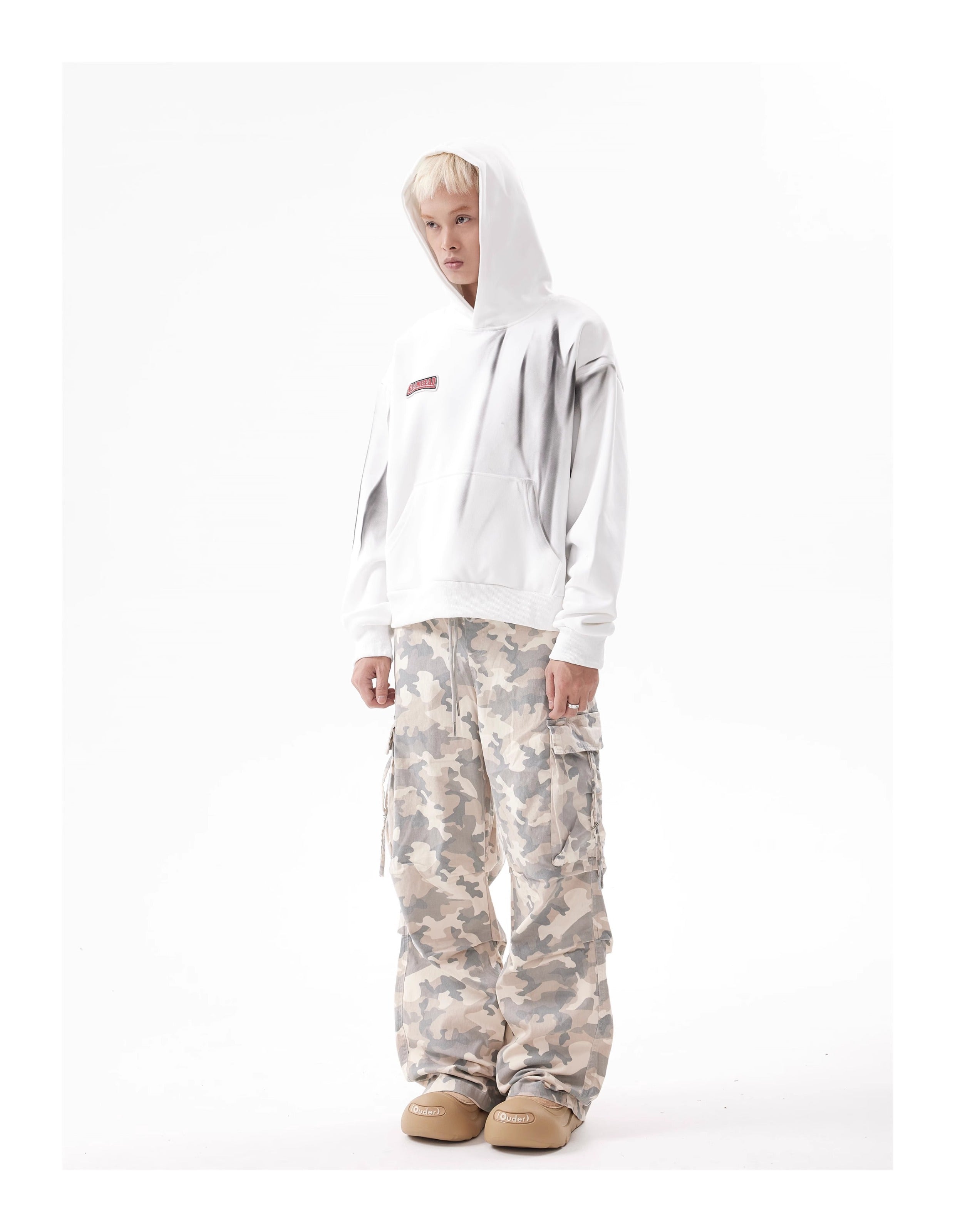BTSG Gradient dyed versatile silhouette hoodie
