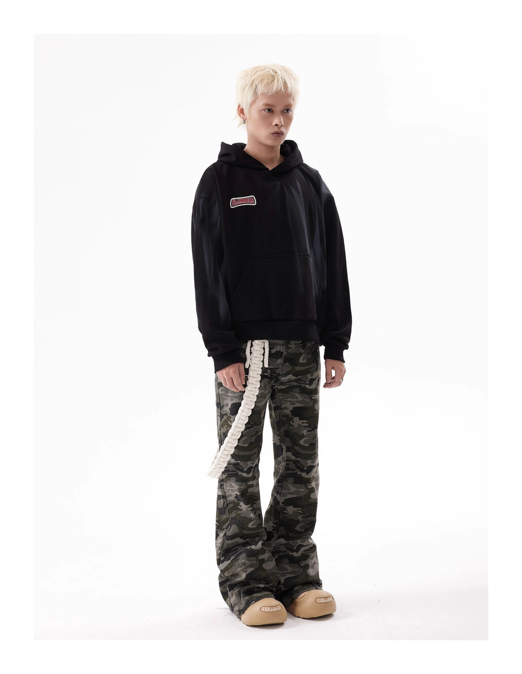 BTSG Gradient dyed versatile silhouette hoodie