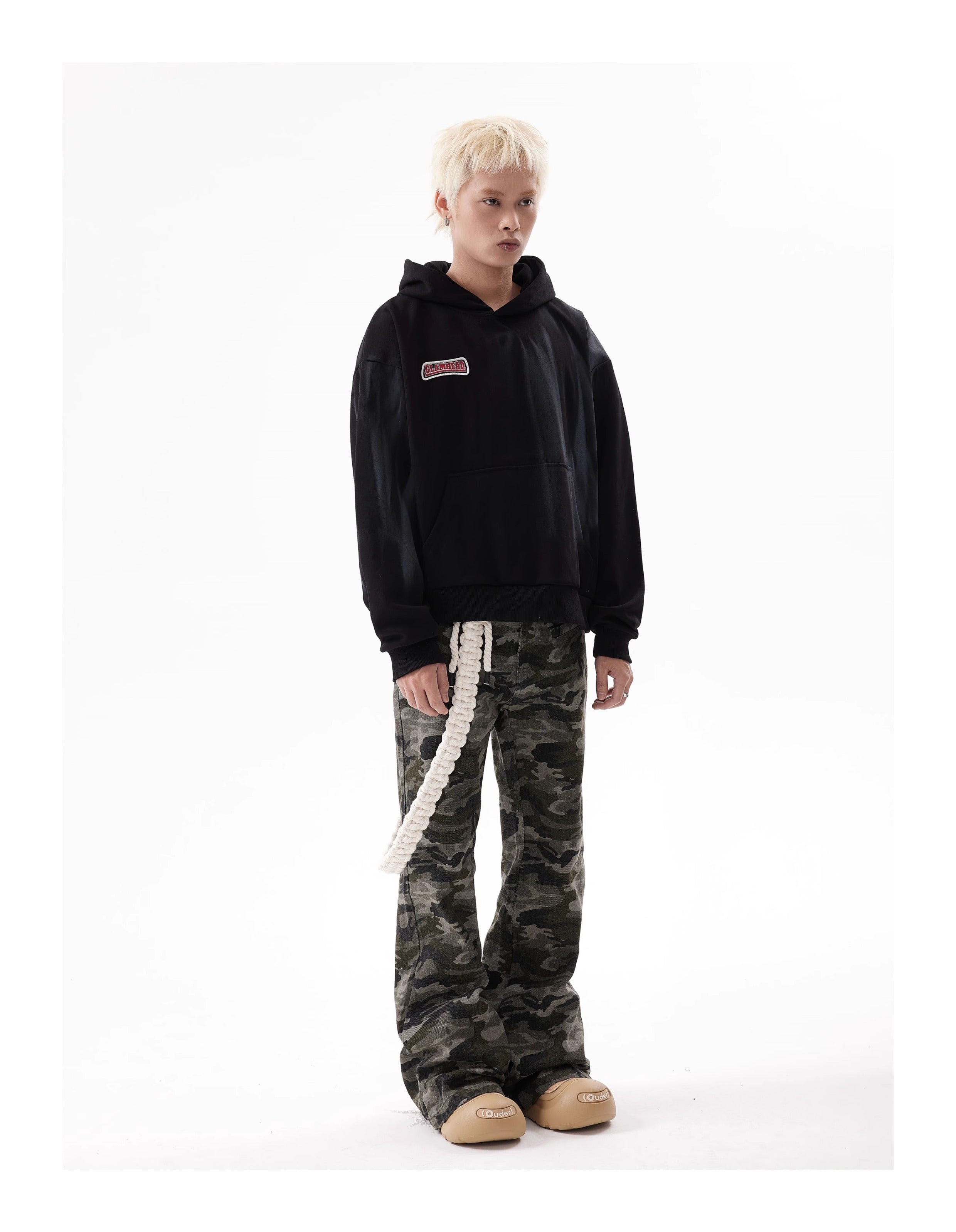 BTSG Gradient dyed versatile silhouette hoodie