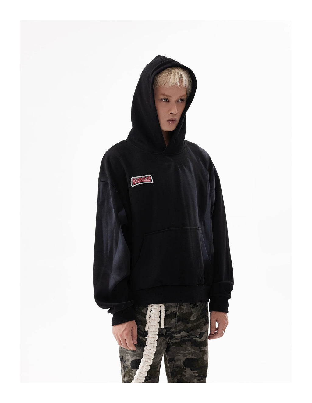 BTSG Gradient dyed versatile silhouette hoodie