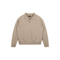 Plus No Logo Polo Collar Soft and Waxy Heattech Knitting Shirt