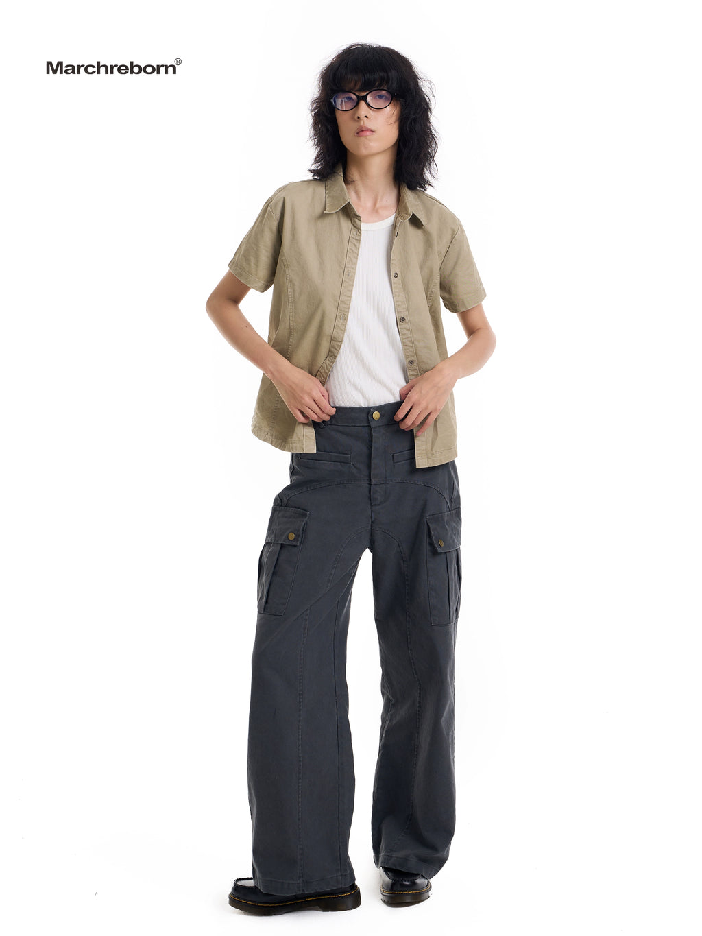March Washed Shoulder Tooling Shirt
