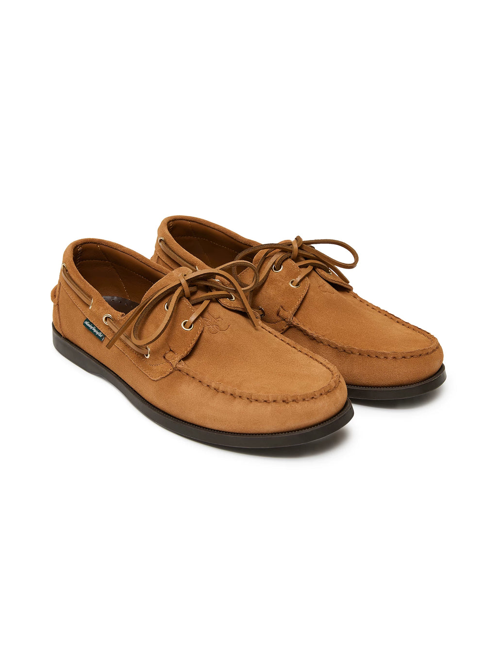 MondaySleepingClub Leather Lace-Up Boat Shoe