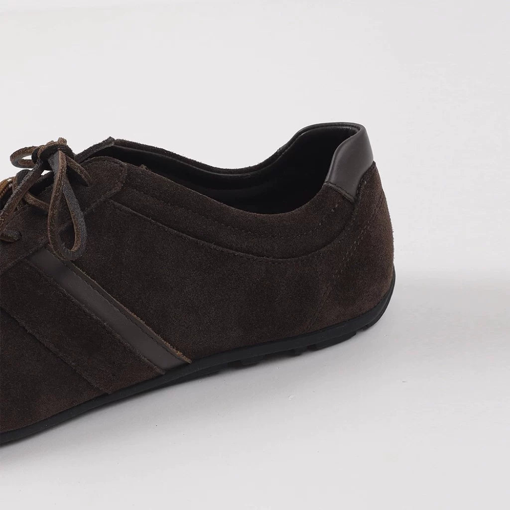 AMBSOM Suede Lace-Up Derby