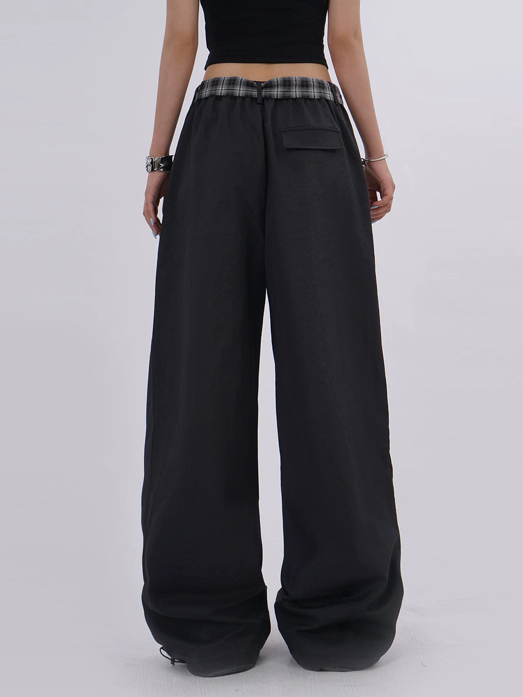 SAMUSAN Loose and Skinny Straight Wide Leg Casual Pants