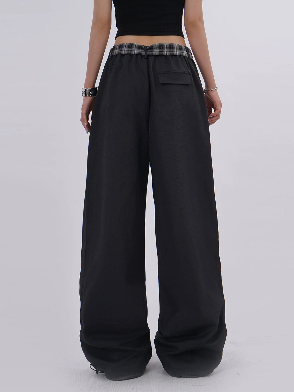 SAMUSAN Loose and Skinny Straight Wide Leg Casual Pants