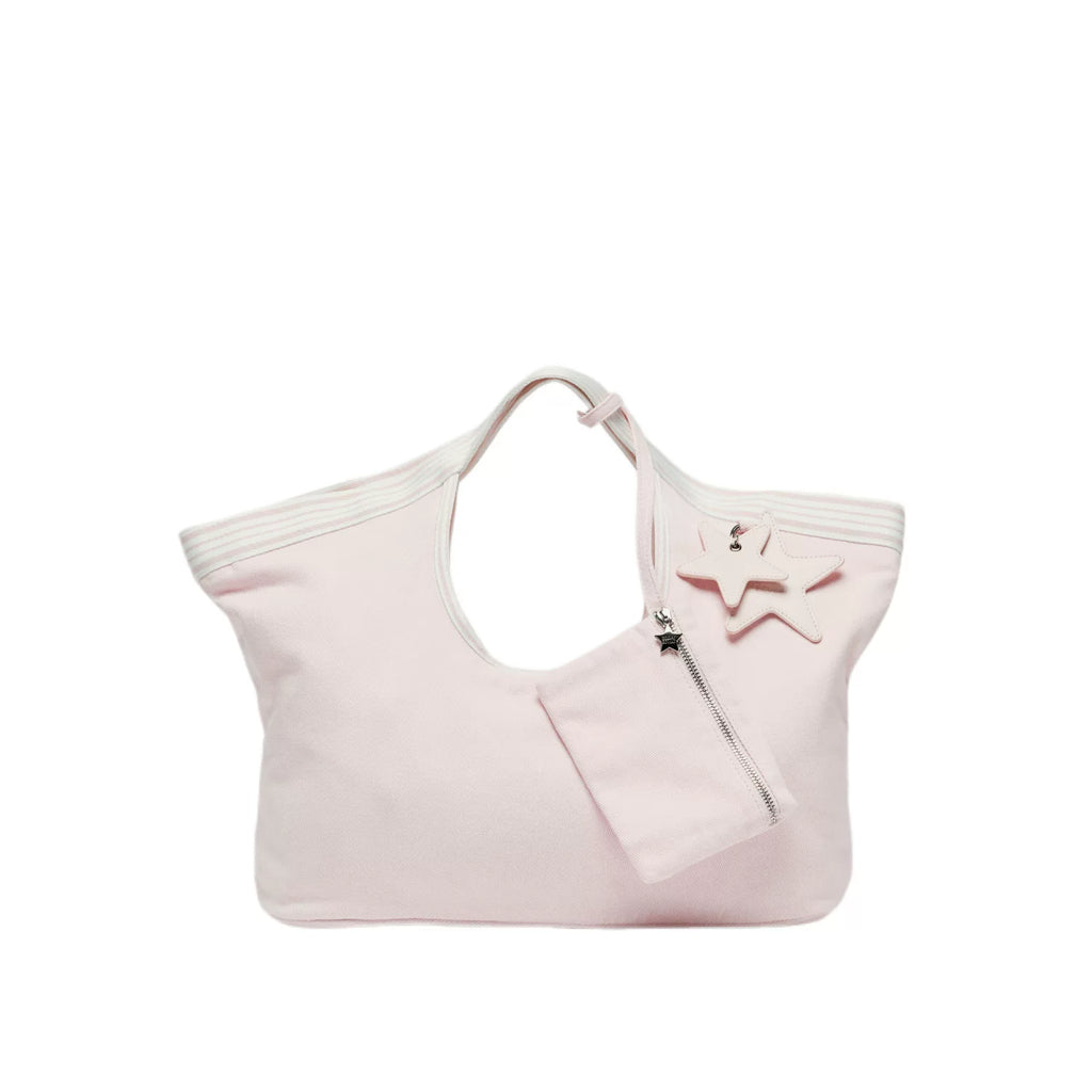 ECODAY Soft Matte Pink Canvas Tote