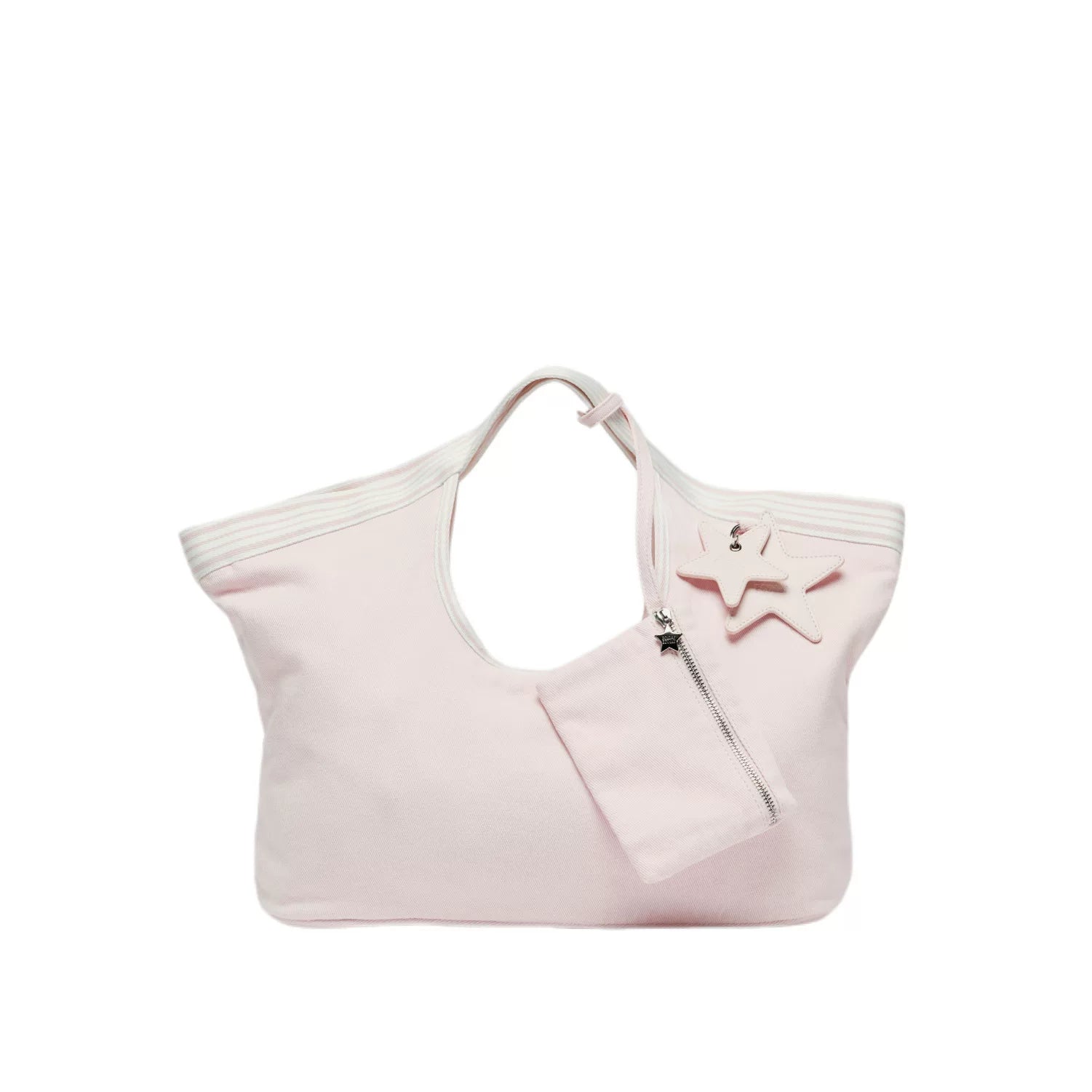 ECODAY Soft Matte Pink Canvas Tote