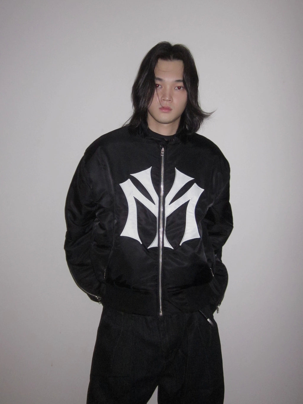 URRRGE Vintage Patch Embroidered Zip Jacket
