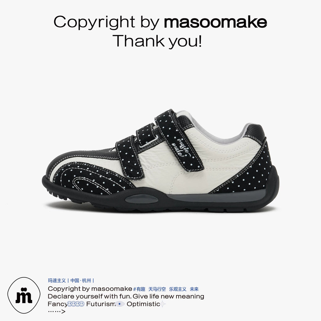 MASOOMAKE Canvas Velcro Low-Top Sneaker