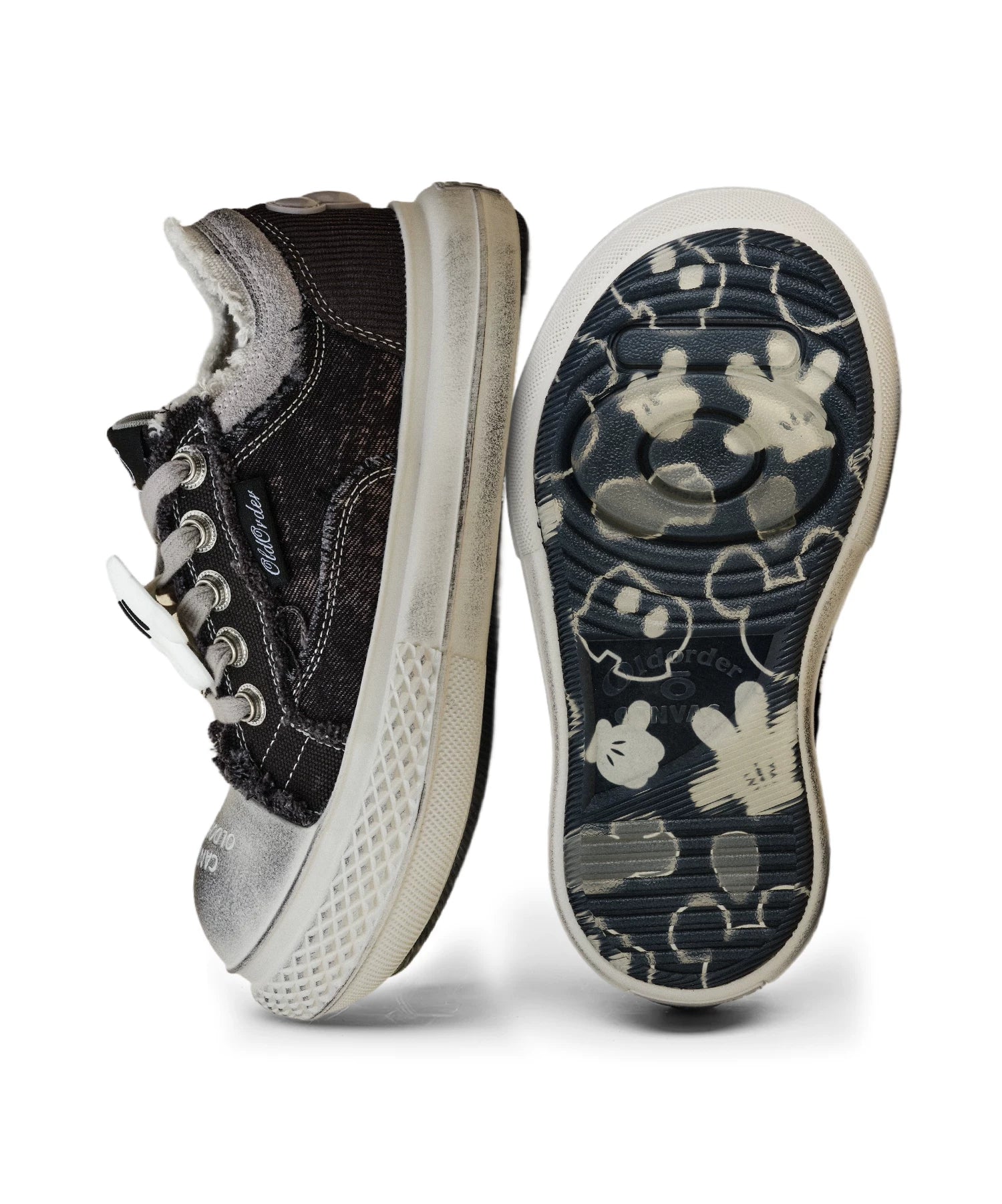 OLD ORDER Canvas Chunky Platform Sneaker
