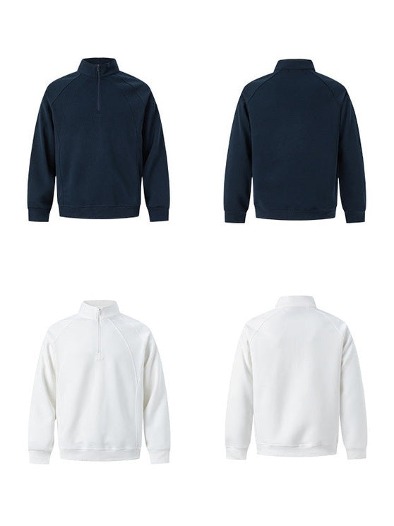 UNF Stand-up Collar Half-zip Sweater