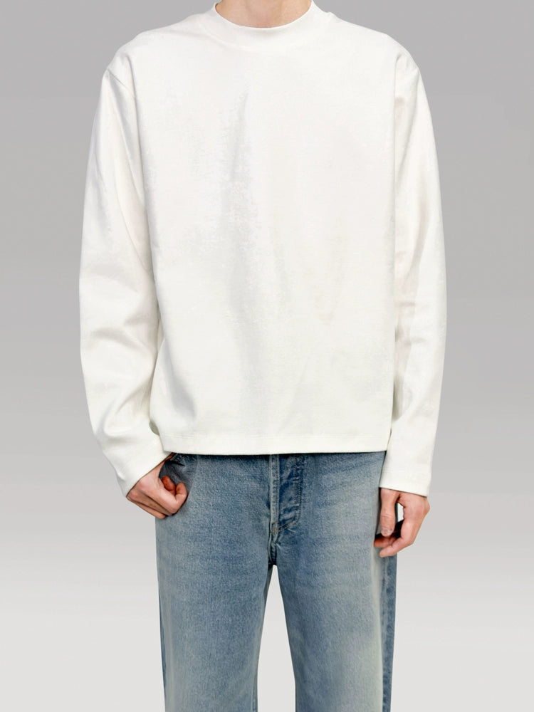 PLUS NO LOGO Double-sided Abraded Warm Long Sleeves