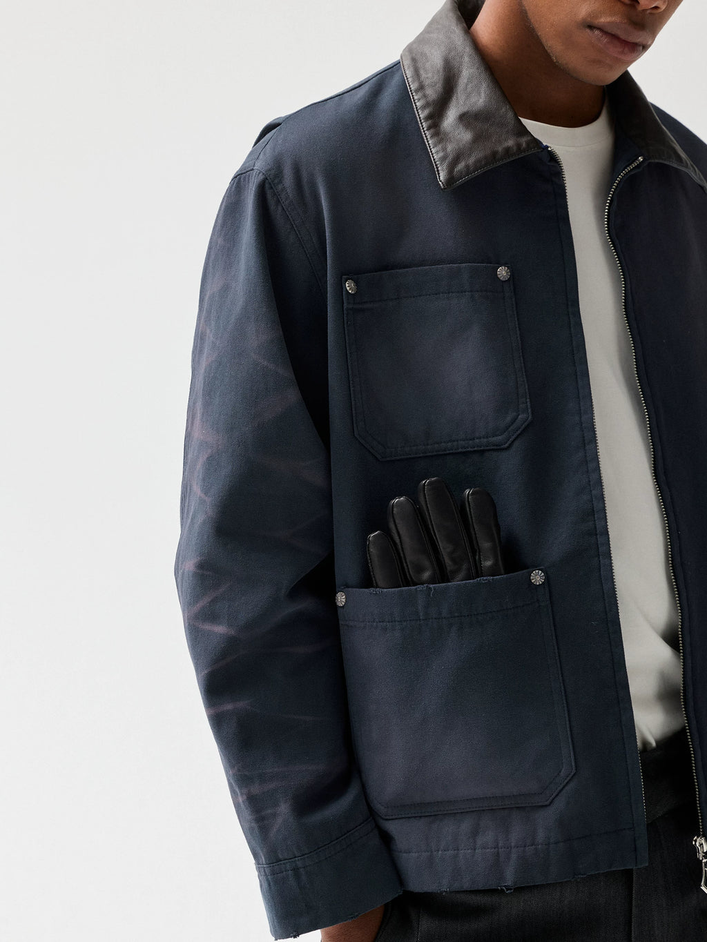 Azure Lisseur Short Old Pocket Tooling Jacket