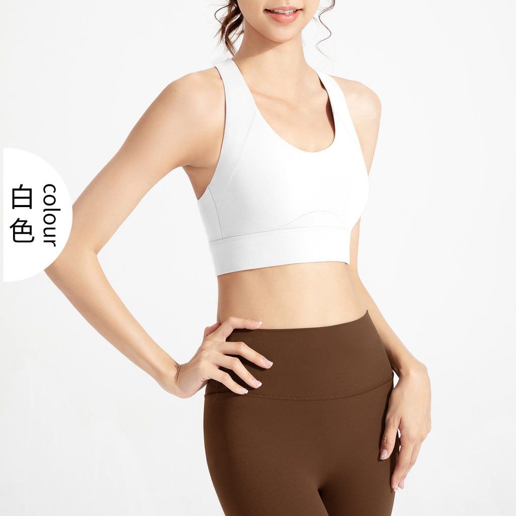 Athena Lulu Naked Shockproof Gathering Yoga Vest